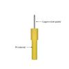 10pcs 2mm Banana pin Plug Transfer 4mm Banana Socket Female Banana Electrical Connector J.20013 (Color : 5 Red 5 Black) view 4
