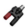 2PCS BNC Female Plug to 2X 4mm Dual Banana Female Jack Socket Binding Post RF Coax Coaxial Splitter Connector Q.20024 view 1