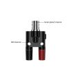 2PCS BNC Female Plug to 2X 4mm Dual Banana Female Jack Socket Binding Post RF Coax Coaxial Splitter Connector Q.20024 view 4