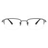 LAMBBAA Accessories Glasses Titanium Frame Glasses Classic Computer Flexible Anti Eyestrain For Men Women(black,+2.25Magnification) view 1