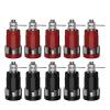 10pcs 4mm Banana Socket Binding Post Banana Plug Jack Electrical Connector J.40018 (Color : 5 Colors x 2) view 2