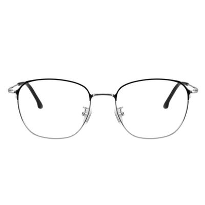 LAMBBAA Accessories Glasses Titanium Frame Glasses Classic Computer Flexible Anti Eyestrain For Men Women(silver,+3.25Magnification)