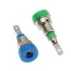WUZDPRCJ 100PCS 2MM Banana Socket Binding Post Nut Banana Plug Jack Electrical Connector Terminal Test Hole (Color : Yellow) view 3