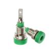 WUZDPRCJ 100PCS 2MM Banana Socket Binding Post Nut Banana Plug Jack Electrical Connector Terminal Test Hole (Color : Yellow) view 4