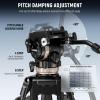 NEEWER Video Tripod Fluid Head w/ 6 Level Dynamic Counterbalance, 4 Level Pan/Tilt Damping, Handle, 75mm Base, Metal Heavy Duty QR Plate Compatible with DJI RS Gimbals, Max Load 18lb, TH45 view 2