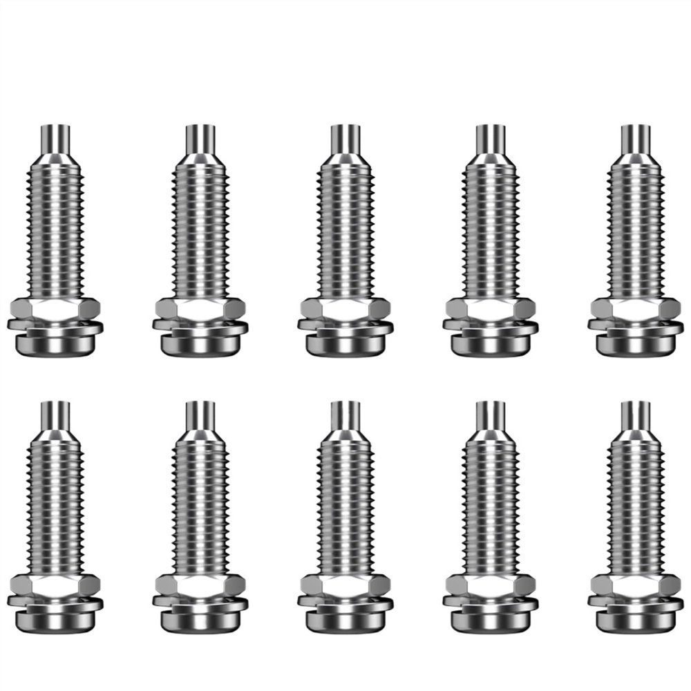 10pcs 4mm Banana Socket Metal M6 Hexagon Nut Cutout Panel Socket Binding Post Electrical Connector Parts J.40009