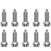 10pcs 4mm Banana Socket Metal M6 Hexagon Nut Cutout Panel Socket Binding Post Electrical Connector Parts J.40009 view 1