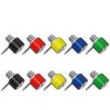 WUZDPRCJ 10PCS 4MM Banana Socket Binding Post Nut Banana Plug Jack Electrical Connector Terminal Test Hole Q.40011 (Color : 5 red 5 Black) view 1