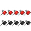 WUZDPRCJ 10PCS 4MM Banana Socket Binding Post Nut Banana Plug Jack Electrical Connector Terminal Test Hole Q.40011 (Color : 5 red 5 Black) view 2