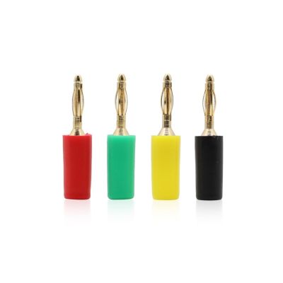 10PCS 2MM Banana Plug Nickel Plated Electrical Terminal Connector Accessories 5 Colors (Color : Blue 10Pcs)