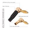 10PCS(5 Pairs) 24K Gold Plated Banana Connector 90 Degree Banana Plug view 3