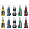 WUZDPRCJ 10pcs 4mm Banana Socket Binding Post Nut Banana Plug Jack Electrical Connector Terminal Test Hole J.40012 (Color : 5 red 5 Black) view 1