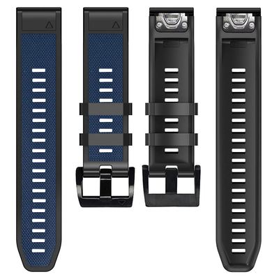 AMSOH Quick Release 26 22mm SmartWatch Band For Garmin EPIX Fenix 7X 7 6X 6 pro 5 5X/Instinct 2/Descent Mk2i Silicone Strap Watchband (Color : T, Size : For Forerunner 945 935)