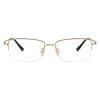 LAMBBAA Accessories Glasses Titanium Frame Glasses Classic Computer Flexible Anti Eyestrain For Men Women(gold,+1.00Magnification) view 1