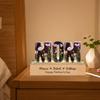 Certykllp Personalized Dry Flower Mom Night Light with Name Custom Pressed Dried Flowers Lamp Resin Art Letter Led Lights Mom Flower Lamp Customized Gift for Mom Grandma Wife (Resin Dry Flower-5) view 2