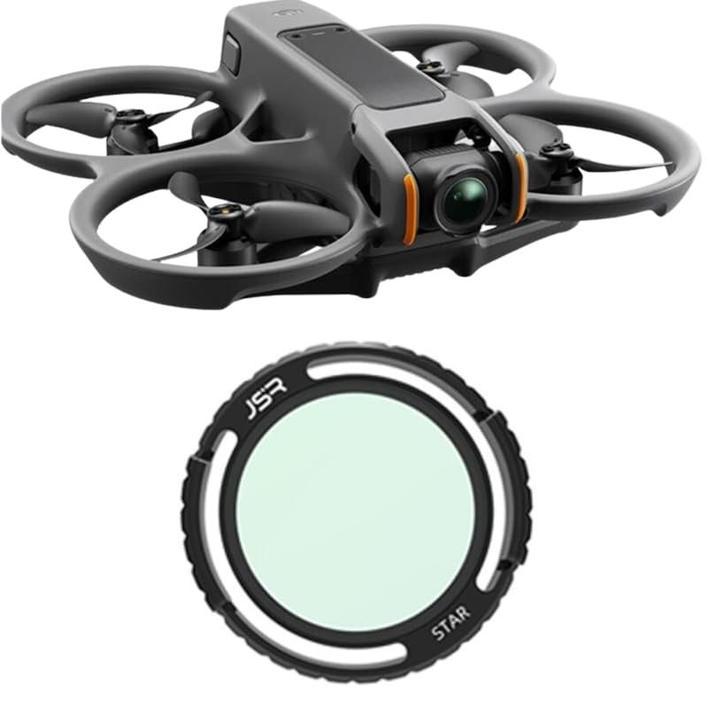 Coyktonty Lens Filter/Filter Set for DJI Avata 2 Drone Waterproof, Anti-Whiteout, UV-Blocking (Star)