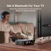 MOREGAX Bluetooth Audio Receiver Transmitter 4-in-1 (with Remote) for Home Stereo TV, HiFi Wireless Audio Adapter with 3.5mm AUX,RCA,6.5mm Mic Connection, FM Radio, Low Latency NFC Audio Adapter view 4