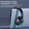AWEI Over Ear Bluetooth HeadphonesLightweight Headphones 12 Hours of Play Time Stereo Headphones with Soft Protein Earpads for Cellphone/TV/PC/Home Office Blue Tooth Head Phone (Black) view 4