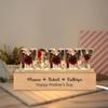 Certykllp Personalized Dry Flower Mom Night Light with Name Custom Pressed Dried Flowers Lamp Resin Art Letter Led Lights Mom Flower Lamp Customized Gift for Mom Grandma Wife (Resin Dry Flower-6) view 2