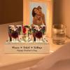Certykllp Personalized Dry Flower Mom Night Light with Name Custom Pressed Dried Flowers Lamp Resin Art Letter Led Lights Mom Flower Lamp Customized Gift for Mom Grandma Wife (Resin Dry Flower-6) view 4