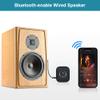 Bluetooth 5.3 Receiver with Buit-in Mic, Ground Loop Noise Isolator for Car/Home/PC Stereo System with 3.5mm or RCA AUX Jack view 3