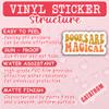 (3Pcs) BookScare Magical Sticker Funny Reading Books Sticker Decal Decorate Books, Laptops, Water Bottles,Tumbler, Kindle,Funny Bookish Waterproof Vinyl Stickers Size 3" x 2.5" Inch view 3