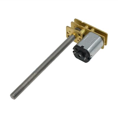 FANLIKIKI Dc Motors,rc Motor,DC Motor GA1024-N20 Gear Motor,DC 3V 6V 12V Low Speed Motor,Metal Gearbox Gearwheel with Threaded Shaft(Speed(RPM):30RPM,Voltage(V):3V) (Color : 3v, Size : 400RPM)