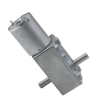 FANLIKIKI Dc Motors,rc Motor,DC Motor Self-Locking Reduction Gear Motor,DC 6V 12V 24V,JGY-370 Double Shafts Worm Gear Motor(Speed(RPM):150 RPM,Voltage(V):6V) (Color : 6v, Size : 90 RPM)