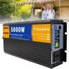 Power Inverter 3000W/4000W/5000W/6000W/8000W Pure Sine Wave Inverter 12V/24V/48V/60V/72V DC to 110V/220V-240V AC,Car Power Inverter with Dual AC Outlets,for Home,RV Vehicle (Color : 5000W, Size : 24 view 1