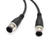 32.8FT M12 8Pins Double Male Connector Cable, A Code Molding Cable Double Male Head Aviation Sensor Electrical PVC Cable Industrial Molded Cable 30V 2A AWG2410Meter view 1