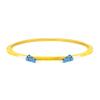 SpeedyFiberTX 12-Pack 8 Meter LC/UPC to LC/UPC 3.0mm Simplex Yellow Riser OFNR Fiber Patch Cable, Corning SMF-28 Singlemode 9/125um OS1/OS2 Compatible Ultra Optical Fiber view 2