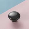 Ceramic Door Knobs,Ceramic Cabinet Knobs, 5 pcss Round Mushroom s, Ceramic Round Pulls for Drawer Closet Dresser Cupboard Wardrobe Furniture Door Kitchen (Color : Black) view 2