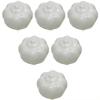 Ceramic Door Knobs,Ceramic Cabinet Knobs, 6 pcs Modern Cabinet Kitchen Cupboard Closet Handle Door, Pumpkins Furniture Handles (Color : White) view 1