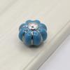Ceramic Door Knobs,Ceramic Cabinet Knobs, 2 pcs Cabinet Door Pull Furniture Hardware Pumpkins, Pull Handle for Drawer Modern Kitchen Cabinet Dresser Knob (Color : Blue) view 2