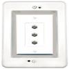 RiteAV in-Wall Cable Management Kit Recessed Outlet 3 Coax Wall Plate view 1
