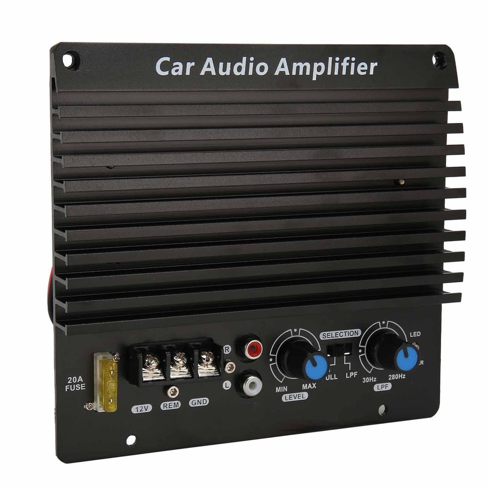 Car Amplifier, 1000W Car Audio High Power Amplifier Amp Board Powerful Bass Sub Woofer Board 12V for 812 Inch Bass Speaker