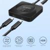USB-C Splitter 8K 60Hz PD 100W Dual-Port Adapter for PC Monitor Sharing view 2