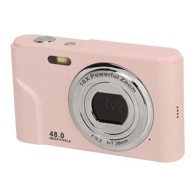 CCYLEZ 16X Digital Camera, Auto Focus Camera, Mini Compact Camera Portable, Thin Camera with 2.4 inch Display, Supports Portrait Smile Face Catch, Auto Beauty, for Travel