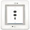 RiteAV in-Wall Cable Management Kit Recessed Outlet HDMI 2 TOSLINK Wall Plate view 1