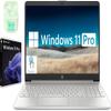 HP 15.6" Touchscreen Laptop Computer, Windows 11 Pro Laptop 32GB RAM 1TB SSD, Intel Core i7-1255U Processor, FHD 1920x1080 IPS LED Display, Numeric Keypad, SD Card Reader, HDMI, PLUSERA Earphones view 1