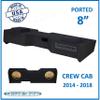 DirectNine Basics 2014-2018 Sierra Crew Cab Sub Box 8"" Dual Ported Sub Enclosure Speaker Box Black view 2