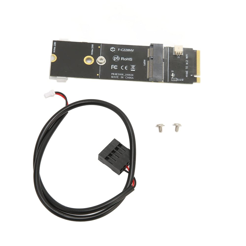 Yanmis M.2 A E Key Stable and SSD Riser Card M.2 M Key for M.2 SSD Network Card