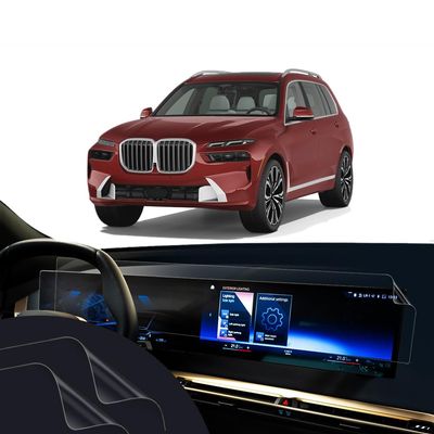 Artemis Shields 2026 2025 BMW X7 Screen Protector Matte, Anti-Glare, Anti-Fingerprint Premium Protection for Instrument Cluster Infotainment Touchscreen Display Full Coverage 2 Pack