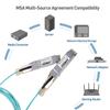 TRANSUTON 100G QSFP28 AOC Cable | Compatible with Brocade QSFP28-100G-AOC-30M 100GBASE QSFP28 to QSFP28 Active Optical Cable (30M/98.4ft) view 4