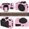 AEXUTDA Silicone Protective Case for R50 Camera, Lightweight Anti-Scratch Slim Fit Soft Skin Cover, Pink view 2