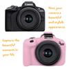 AEXUTDA Silicone Protective Case for R50 Camera, Lightweight Anti-Scratch Slim Fit Soft Skin Cover, Pink view 4