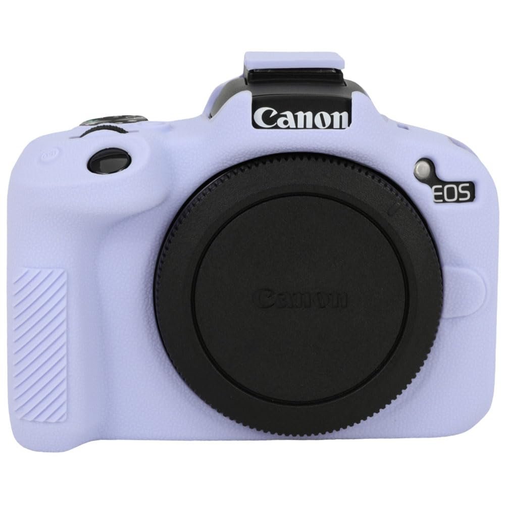 AEXUTDA Case for R50, R50 Camera Silicone Protective Case, Lightweight, Anti-Scratch Slim Fit Soft Skin, R50 Accessories - Purple
