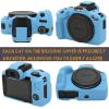 AEXUTDA Case for R50, R50 Camera Silicone Protective Case, Lightweight, Anti-Scratch Slim Fit Soft Skin, R50 Accessories- Light Blue view 2
