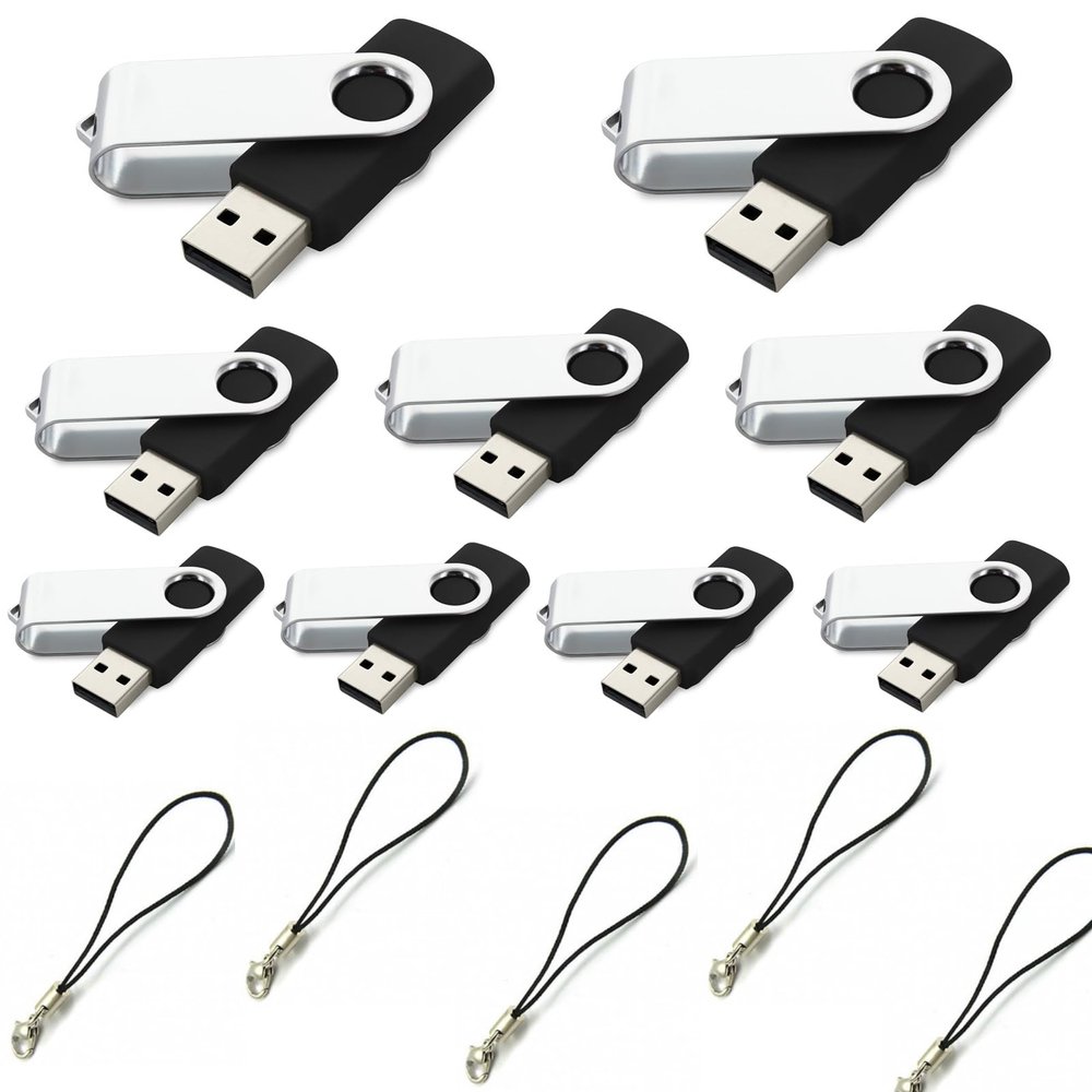 Mokaabb 32GB Thumb Drive 15 Pack USB Flash Drive Pack USB2.0 Flash Drive 32GB Bulk 15 Pack USB Flash Drives USB Memory Stick