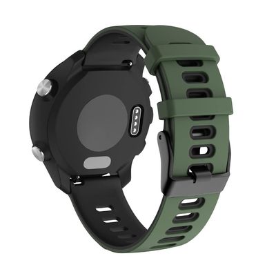 Clouism Silicone Bracelet For Garmin Forerunner 158 55 245 745 645 Vivoactive 3 4 Watch Strap 20mm Band Sport Wristbands For Garmin Venu (Color : F, Size : For Vivomove APAC)